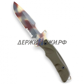 Нож Predator 1 Desert Camo Military Fighting Fox OF/FX-P3DC R